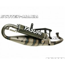 Toba esapament Yasuni Scooter R carbon / galbena pentru Aprilia, Suzuki